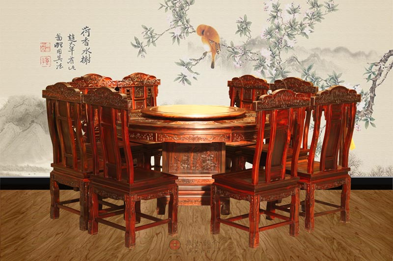 138花開富貴圓臺(tái)
